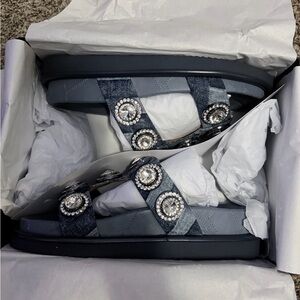 Brand New Kurt Geiger Crystal Sandals